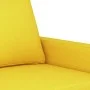 2-Sitzer-Sofa aus hellgelbem Stoff 140 cm von , Sofas - Ref: Foro24-359168, Preis: 209,21 €, Rabatt: %