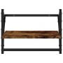 Wandregale mit Stangen 2 Stück Räuchereiche 40x25x30 cm von , Regale und Regale - Ref: Foro24-836240, Preis: 21,25 €, Rabatt: %