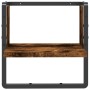 Wandregal mit Stange aus geräucherter Eiche 30x25x30 cm von , Regale und Regale - Ref: Foro24-836280, Preis: 13,98 €, Rabatt: %