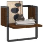 Wall shelf with oak brown bar 30x25x30 cm by , Shelves and shelves - Ref: Foro24-836282, Price: 10,93 €, Discount: %