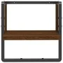 Wall shelf with oak brown bar 30x25x30 cm by , Shelves and shelves - Ref: Foro24-836282, Price: 10,93 €, Discount: %