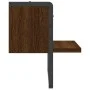 Wall shelf with oak brown bar 30x25x30 cm by , Shelves and shelves - Ref: Foro24-836282, Price: 10,93 €, Discount: %
