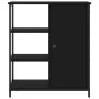 Engineered wood black sideboard 70x30x80 cm by , Sideboards - Ref: Foro24-835489, Price: 70,64 €, Discount: %