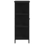 Aparador de madera de ingeniería negro 70x30x80 cm de , Aparadores - Ref: Foro24-835489, Precio: 71,67 €, Descuento: %
