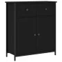 Black engineered wood sideboard 70x30x80 cm by , Sideboards - Ref: Foro24-835524, Price: 77,83 €, Discount: %
