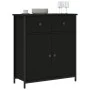 Black engineered wood sideboard 70x30x80 cm by , Sideboards - Ref: Foro24-835524, Price: 77,83 €, Discount: %
