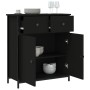 Black engineered wood sideboard 70x30x80 cm by , Sideboards - Ref: Foro24-835524, Price: 78,80 €, Discount: %