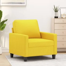 Light yellow fabric armchair 60 cm by , Sofas - Ref: Foro24-359152, Price: 137,29 €, Discount: %
