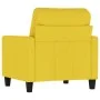 Light yellow fabric armchair 60 cm by , Sofas - Ref: Foro24-359152, Price: 137,29 €, Discount: %