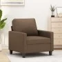 Sillón de tela marrón 60 cm de , Sofás - Ref: Foro24-359150, Precio: 157,93 €, Descuento: %