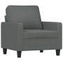 Sofagarnitur mit Kissen 3-teilig aus dunkelgrauem Stoff von , Sofas - Ref: Foro24-3201429, Preis: 675,66 €, Rabatt: %