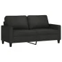 Sofa set with cushions 2 pieces black fabric by , Sofas - Ref: Foro24-3201448, Price: 437,40 €, Discount: %