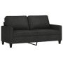 Sofagarnitur mit Kissen 2-teilig aus schwarzem Stoff von , Sofas - Ref: Foro24-3201448, Preis: 445,12 €, Rabatt: %