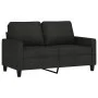 Sofa set with cushions 2 pieces black fabric by , Sofas - Ref: Foro24-3201448, Price: 437,40 €, Discount: %