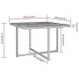 Set comedor de jardín 9 pzas ratán sintético y madera negro de vidaXL, Conjuntos de jardín - Ref: Foro24-42530, Precio: 602,4...