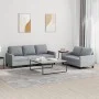 Sofa set with cushions 2 pieces light gray fabric by , Sofas - Ref: Foro24-3201460, Price: 461,95 €, Discount: %
