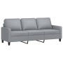 Sofagarnitur mit Kissen 2-teilig aus hellgrauem Stoff von , Sofas - Ref: Foro24-3201460, Preis: 469,48 €, Rabatt: %