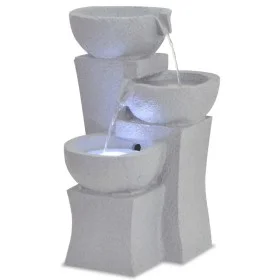 Indoor water fountain with LED made of polyresin by vidaXL, Fountains and waterfalls - Ref: Foro24-244290, Price: 61,30 €, Di...