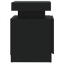 Mesita de noche de aglomerado negro 45x35x52 cm de vidaXL, Mesitas de noche - Ref: Foro24-326850, Precio: 94,63 €