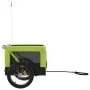 Remolque de bicicleta mascotas hierro tela Oxford verde negro de , Cochecitos para mascotas - Ref: Foro24-93927, Precio: 113,...