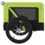 Remolque de bicicleta mascotas hierro tela Oxford verde negro de , Cochecitos para mascotas - Ref: Foro24-93927, Precio: 113,...