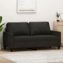 Sofá de 2 plazas de tela negro 140 cm by , Sofas - Ref: Foro24-359167, Price: 226,43 €, Discount: %