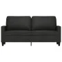 Sofá de 2 plazas de tela negro 140 cm by , Sofas - Ref: Foro24-359167, Price: 226,43 €, Discount: %