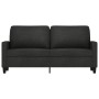 Zweiplätziges schwarzes Stoffsofa, 140 cm. von , Sofas - Ref: Foro24-359167, Preis: 229,43 €, Rabatt: %