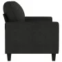 Sofá de 2 plazas de tela negro 140 cm by , Sofas - Ref: Foro24-359167, Price: 226,43 €, Discount: %