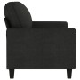 Zweiplätziges schwarzes Stoffsofa, 140 cm. von , Sofas - Ref: Foro24-359167, Preis: 229,43 €, Rabatt: %