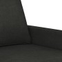 Zweiplätziges schwarzes Stoffsofa, 140 cm. von , Sofas - Ref: Foro24-359167, Preis: 229,43 €, Rabatt: %
