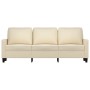 Dreisitzer-Sofa aus cremefarbenem Stoff, 180 cm. von , Sofas - Ref: Foro24-359173, Preis: 275,35 €, Rabatt: %