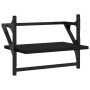 Wandregale mit Stangen, 2 Stück, schwarz, 40x25x30 cm. von , Regale und Regale - Ref: Foro24-836238, Preis: 22,07 €, Rabatt: %