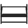 Wandregale mit Stangen, 2 Stück, schwarz, 40x25x30 cm. von , Regale und Regale - Ref: Foro24-836238, Preis: 22,07 €, Rabatt: %