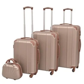Set starrer Koffer 4 Einheiten Champagner von vidaXL, Koffer - Ref: Foro24-91193, Preis: 144,01 €, Rabatt: %