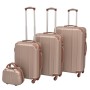 Set starrer Koffer 4 Einheiten Champagner von vidaXL, Koffer - Ref: Foro24-91193, Preis: 130,73 €, Rabatt: %