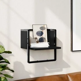 Wandregal mit Stange Schwarz 30x25x30 cm von , Regale und Regale - Ref: Foro24-836278, Preis: 12,58 €, Rabatt: %