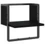 Estante de pared con barra negro 30x25x30 cm de , Estantes y estanterías - Ref: Foro24-836278, Precio: 12,66 €, Descuento: %