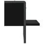 Estante de pared con barra negro 30x25x30 cm de , Estantes y estanterías - Ref: Foro24-836278, Precio: 12,66 €, Descuento: %