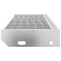 Peldaño de rejilla acero galvanizado 80x24x7 cm by , Stair mats - Ref: Foro24-155679, Price: 35,89 €, Discount: %