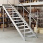 Peldaño de rejilla acero galvanizado 90x24x7 cm by , Stair mats - Ref: Foro24-155685, Price: 59,23 €, Discount: %