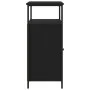 Aparador de madera de ingeniería negro 100x35x80 cm by , Sideboards - Ref: Foro24-835499, Price: 91,04 €, Discount: %