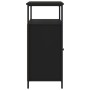 Aparador de madera de ingeniería negro 100x35x80 cm by , Sideboards - Ref: Foro24-835499, Price: 91,04 €, Discount: %