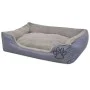 Hundebett mit gepolstertem Kissen Größe XL grau von vidaXL, Betten für Hunde - Ref: Foro24-170416, Preis: 46,00 €, Rabatt: %