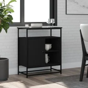 Schwarzes Sideboard aus Holzwerkstoff, 69 x 35 x 80 cm von , Sideboards - Ref: Foro24-835544, Preis: 63,71 €, Rabatt: %