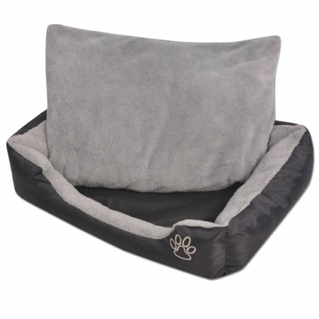 Dog bed with padded cushion size S black by vidaXL, Beds for dogs - Ref: Foro24-170419, Price: 25,22 €, Discount: %