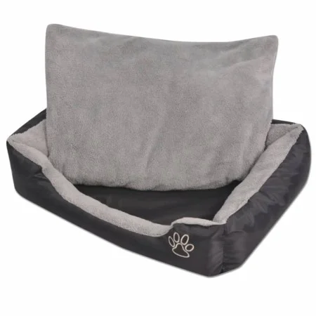 Hundebett mit gepolstertem Kissen Größe S schwarz von vidaXL, Betten für Hunde - Ref: Foro24-170419, Preis: 24,70 €, Rabatt: %