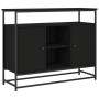 Aparador de madera de ingeniería negro 100x35x80 cm de , Aparadores - Ref: Foro24-835539, Precio: 96,33 €, Descuento: %