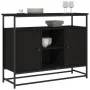 Engineered wood black sideboard 100x35x80 cm by , Sideboards - Ref: Foro24-835539, Price: 99,78 €, Discount: %