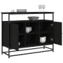Schwarzes Sideboard aus Holzwerkstoff, 100 x 35 x 80 cm von , Sideboards - Ref: Foro24-835539, Preis: 99,78 €, Rabatt: %